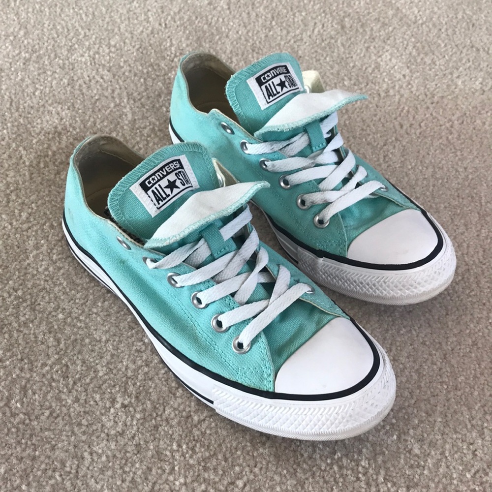 Aqua Converse Shoes